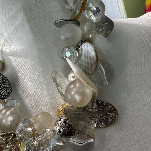 This is a one-of-a-kind statement necklace. - Picture 3 of 3